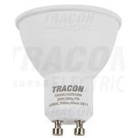Tracon Tracon Műanyag házas SMD LED spot fényforrás 230 VAC, 50 Hz, GU10, 7 W, 700 lm, 4000 K, 120°, EEI=A+