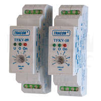 Tracon Tracon Védőrelé, feszültségfigyelő 1 és 3 fázisra, beáll. késl. Umin=160V, 0-10s, 5A/250V AC