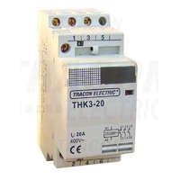 Tracon Tracon Installációs kontaktor 230/400V, 50Hz, 3P, 3×NO, 20/7A, 4/1,2kW, 24V AC