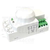 Tracon Tracon Mozgásérzékelő, mikrohullámú, lámpába 230 VAC, 5,8 GHz, 360°, 1-8 m, 10 s-12 min, 3-2000lux