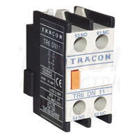 Tracon Tracon Homlokoldali segédérintkező TR1D/F és TR1E kontaktorokhoz 230V, 50Hz, 2A, 1×NC+1×NO