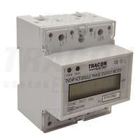 Tracon Tracon LCD kijelzésű egyfázisú áramváltós fogyasztásmérő 230V / 5 A Pd=1W
