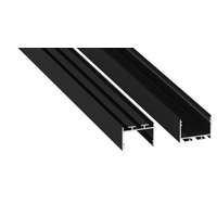 LED Labs LED Labs LED profil LUMINES alba fekete eloxált 1 m