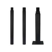 LED line Lighting split pole 3m fekete
