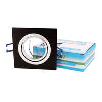 LED line LEDline LEDOM Downlight alu. square black brushed adjustable