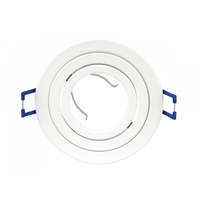 LED line LEDline® downlight aluminium round adjustable SLIM white brushed OROSA