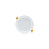 SpectrumLED DURE 3 DOWNLIGHT 12W WW 230V 110DEG IP54 IK06 145X34 WHITE ROUND INTEGRATED DRIVER