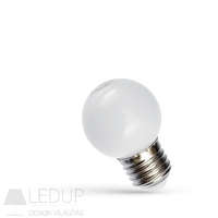 SpectrumLED LED BALL G45 E-27 230V 1W WHITE PCV SPECTRUM