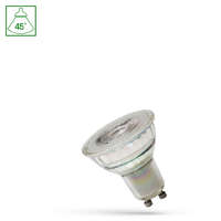 SpectrumLED LED GU10 230V 4,5W (4W) SMD 45DEG CW WITH LENS SPECTRUM