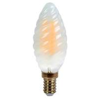 V-TAC LED lámpa , égő , izzószálas hatás , filament , csavart , gyertya , E14 foglalat , 4 Watt...