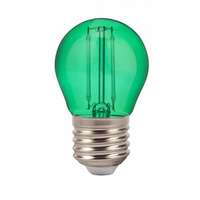 V-TAC LED lámpa , égő , izzószálas hatás , filament , kisgömb , E27 foglalat , G45 , 2 Watt , zöld