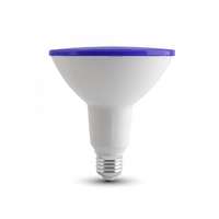 V-TAC LED lámpa , égő , spot , E27 foglalat , PAR38 , 15 Watt , kék , IP65