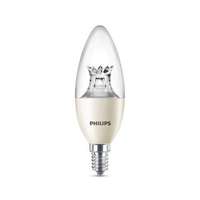 Philips LED lámpa , égő , gyertya , E14 , 8 Watt , 2200-2700K , dimmelhető , Philips DimTone