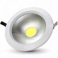 V-TAC LED fényvető , mélysugárzó , 20 Watt , LUX , 120 lm/W , kerek , hideg fehér