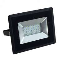 V-TAC LED reflektor , 20 Watt , Ultra Slim , hideg fehér , E-series , fekete