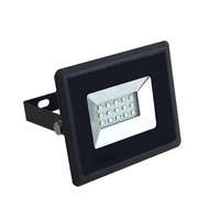 V-TAC LED reflektor , 10 Watt , Ultra Slim , meleg fehér , E-series , fekete