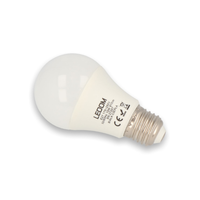 LEDOM LED lámpa , égő , körte , E27 foglalat , 10 Watt , természetes fehér , LEDOM