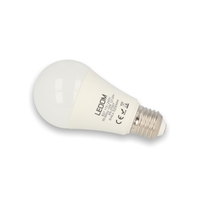 LEDOM LED lámpa , égő , körte , E27 foglalat , 12 Watt , természetes fehér , LEDOM