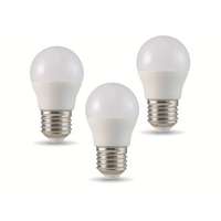 V-TAC LED lámpa , égő , kis gömb , E27 foglalat , 4.5 Watt , természetes fehér , 3 darabos csomag