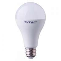 V-TAC LED lámpa , égő , körte , E27 foglalat , 18 Watt , természetes fehér