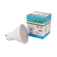 LEDOM LED lámpa , égő , szpot , GU10 foglalat , 120° , 7 Watt , természetes fehér , LEDOM