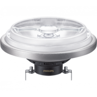 Philips LED lámpa , 12V DC , AR111 , G53 , 11 Watt , 8° , meleg fehér , 2700K , dimmelhető , Philips