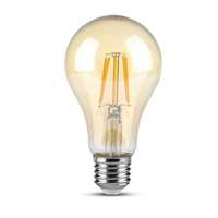 V-TAC LED lámpa , égő , izzószálas hatás , filament , körte , E27 foglalat , 4 Watt , meleg...