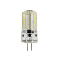 LEDISSIMO LED lámpa , 12V DC , kukorica , G4 foglalat , 3 Watt , 360° , szilikon bevonat , meleg fehér