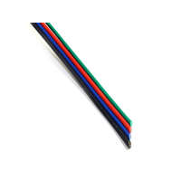 LEDISSIMO Színes vezeték , RGB LED szalaghoz , 4 eres (fekete/kék/piros/zöld)