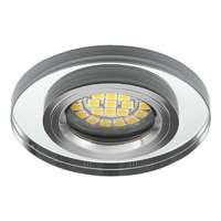 Kanlux Beépíthető spot lámpatest , MORTA , CT-DSL50-B , kerek keret , ezüst , üveg