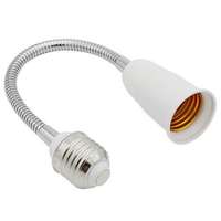 Intec Lámpa foglalat átalakító , flexibilis toldóval (20cm) , E27-E27 , INTEC