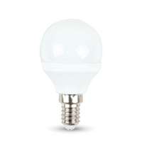 V-TAC LED lámpa , égő , kis gömb , E14 foglalat , 6.5 Watt , 180° , természetes fehér ,...