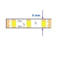 LEDISSIMO LED szalag , 2835 , 120 led/m , 9 Watt/m , természetes fehér , 800 lumen/m , keskeny , 5mm , 5...