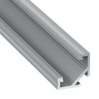 Lumines Alumínium sarok profil LED szalaghoz , 1 méter/db , ezüst eloxált , CORNER ELOX