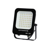 Optonica LED reflektor , 30 Watt , zöld fényű , fekete , kültéri , IP65