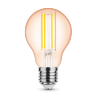 Modee LED lámpa , égő , izzószálas hatás , filament , E27 foglalat , A60 , Edison , 4 Watt ,...