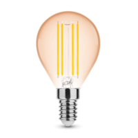Modee LED lámpa , égő , izzószálas hatás , filament , E14 foglalat , G45 , Edison , 4 Watt ,...