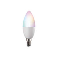 Kanlux LED lámpa , égő , gyertya , E14 foglalat , 4.9 Watt , RGB , CCT , dimmelhető ,...