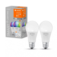 Ledvance LED lámpa , égő , 2 x E27 , 2 x 9W , RGBW , CCT , dimmelhető , LEDVANCE Smart+ WIFI