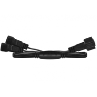 EMOS Elosztó kábel , sorolható , LED fényfüzérhez , beltéri/kültéri , 0.5 m , fekete , standard