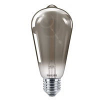 Philips LED lámpa , égő , izzószálas hatás , filament , Edison , E27 , ST64 , 2.3 Watt , meleg...