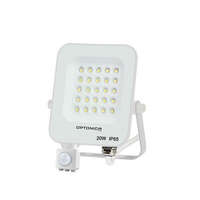 Optonica LED reflektor , 20 Watt , Ultra Slim , SMD , mozgásérzékelős , hideg fehér , fehér ház ,...