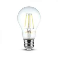V-TAC LED lámpa , égő , 10 Watt , izzószálas hatás , filament , körte , E27 foglalat , A60 , 10...