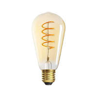 Kanlux LED lámpa , égő , izzószálas hatás , filament , Edison , E27 foglalat , 4 Watt , meleg...