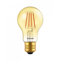 TOSHIBA LED lámpa , égő , izzószálás hatás , filament , E27 foglalat , 4.5 Watt , meleg fehér ,...