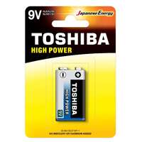 TOSHIBA Elem 6LR61 , 9 Volt , 1 darab , tartós , elem , High Power , TOSHIBA