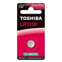 TOSHIBA Gombelem LR113 , lapos elem , 1.5 Volt , 1 darab , tartós , elem , higany mentes , TOSHIBA