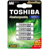 TOSHIBA Ceruzaelem AAA (LR03) , 1.2 Volt , 4 darab , tartós , elem , tölthető , High Power , TOSHIBA