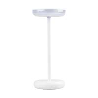 Kanlux LED lámpa , asztali , hordozható , fehér , lekerekített , érintő kapcsoló , USB ,...