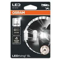 OSRAM LED lámpa , égő , autó izzó , helyzetjelző , 2 db-os csomag , W5W , 1.12 Watt , hideg...
